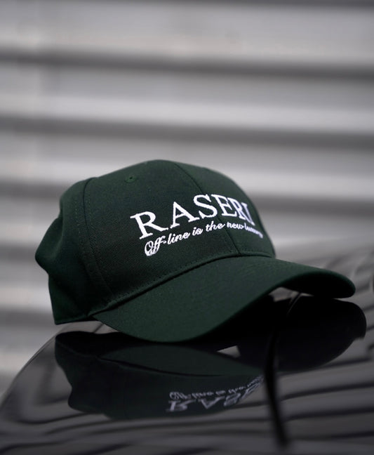 British racing green cap