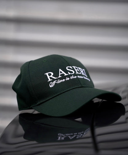 British racing green cap