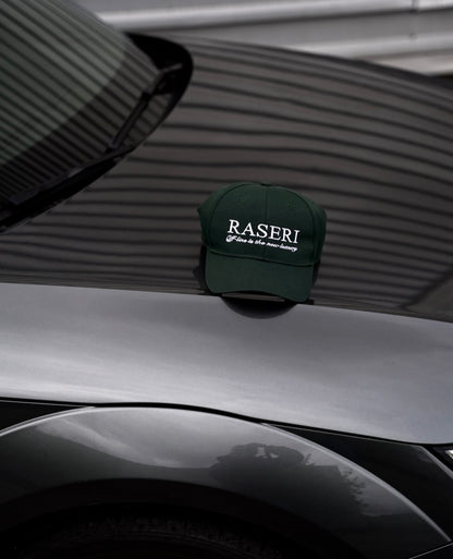 British racing green cap